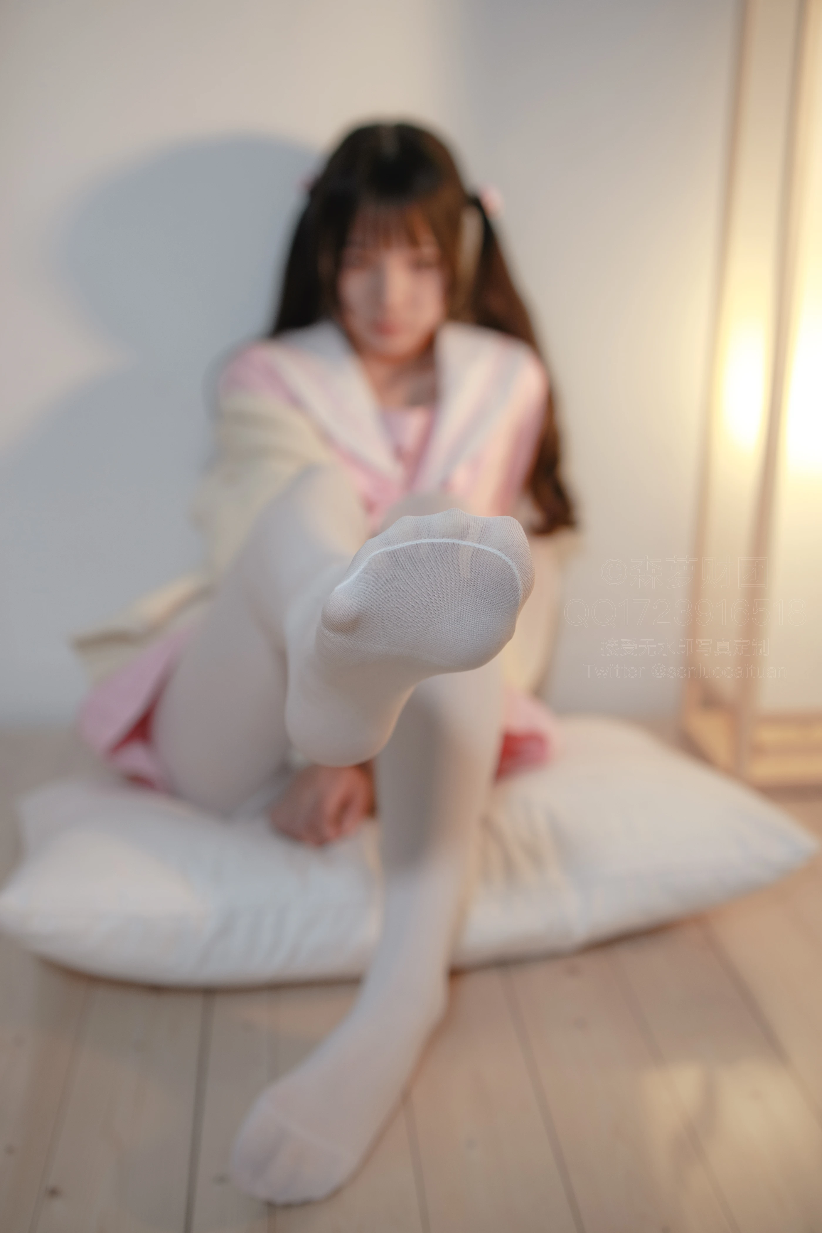森萝财团 [X-059] 萝莉白丝80D [97P 1V]插图3